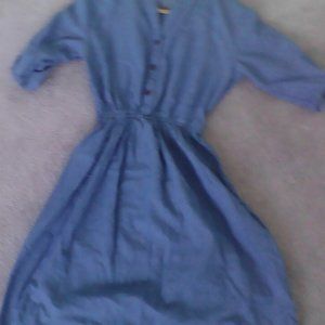 cowgirl brown button dress